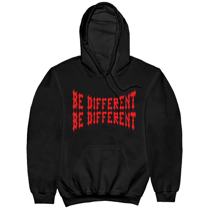 BE DIFFERENT - HOODIE BLACK