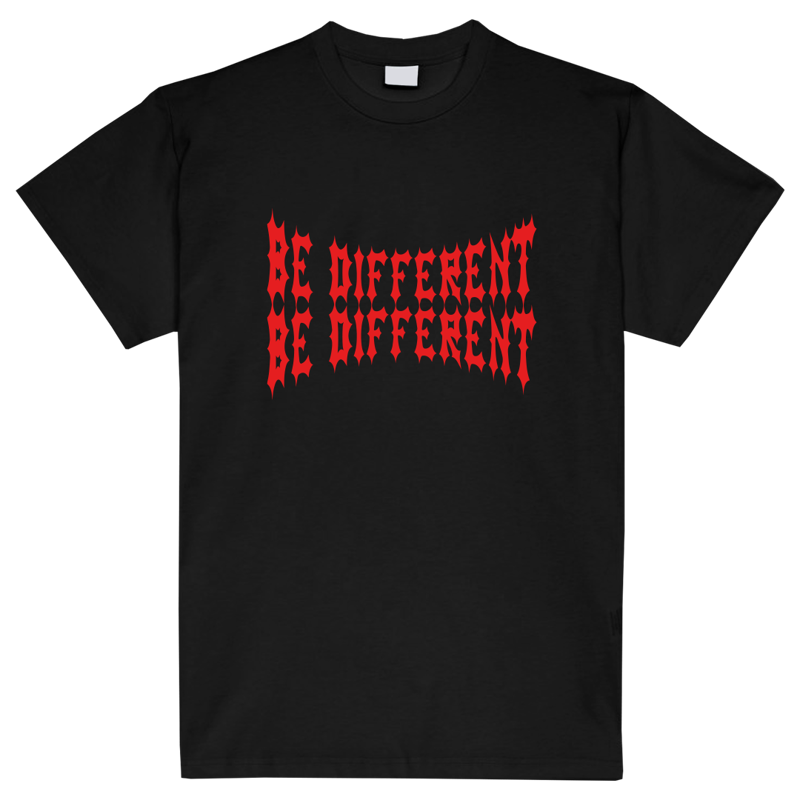 BE DIFFERENT - T-SHIRT BLACK