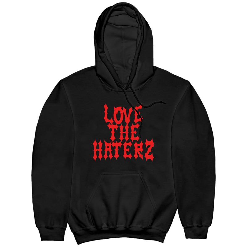 LOVE THE HATERZ - HOODIE BLACK
